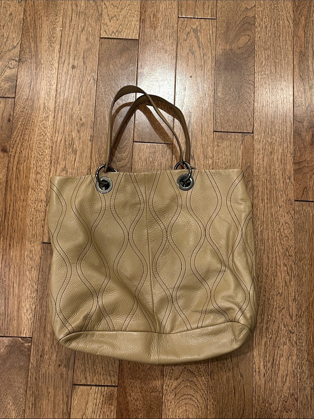 Leather Tote Bag in Tan Steve Madden | A29